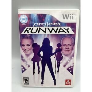 Project Runway (Nintendo Wii, 2010) Complete w/ Manual CIB Tested + Working